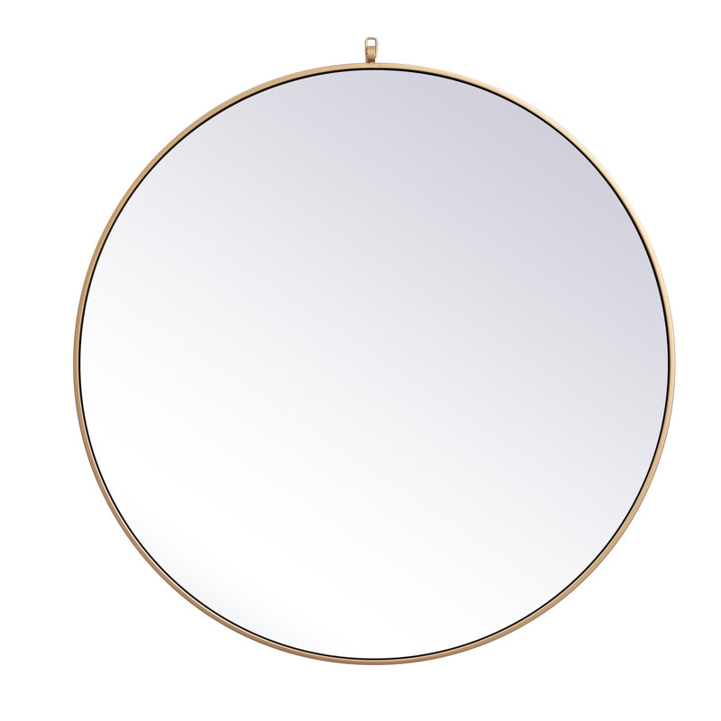 Miroir Cassie, Laiton, 39 po x 39 po