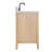 ARIEL Broeder Single Sink Bathroom Vanity with Italian Carrara Marble Top-77548866-77548867