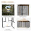 Pavillon de jardin en acier