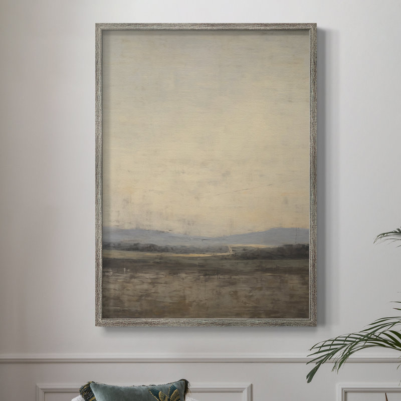 «Vintage Landscape XX», reproduction encadrée - bois massif, H 21 po x l 17 po