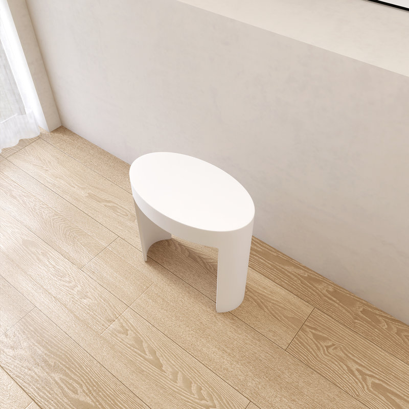 Freestanding Shower Seat Solid Surface Shower Stool