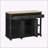 Versatile Kitchen Island with Extendable Table and Multiple Functional Features-314541066