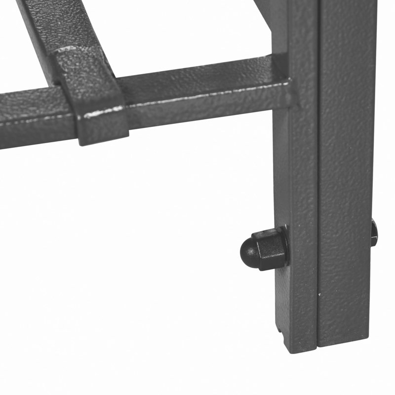 Tonnelle de jardin en acier 6,7 pi avec cœurs de volutes, boîtes à fleurs pour vignes grimpantes, cérémonie, mariage, fête, arrière-cour, pelouse