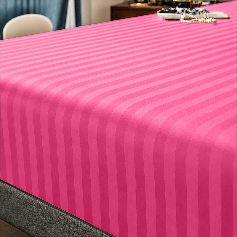Microfiber Luxury 40cm Deep Fitted Sheet, Kingsize (5'), Pink