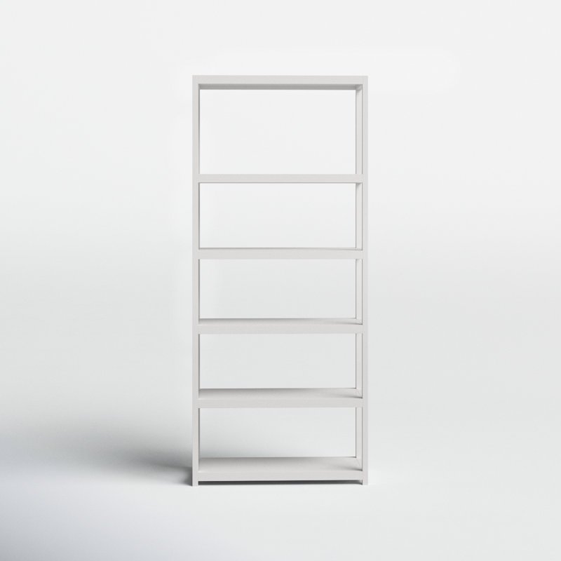Elin Open Etagere Bookcase, White