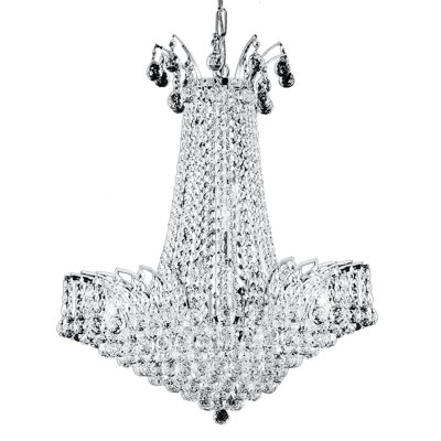 Lustre en cristal de la collection Darikson en chrome 19 x 19