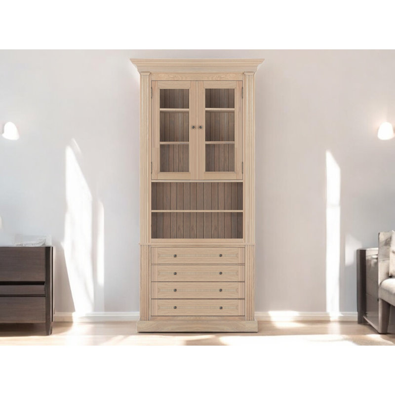 Zelma 240cm H x 100cm W Library Bookcase