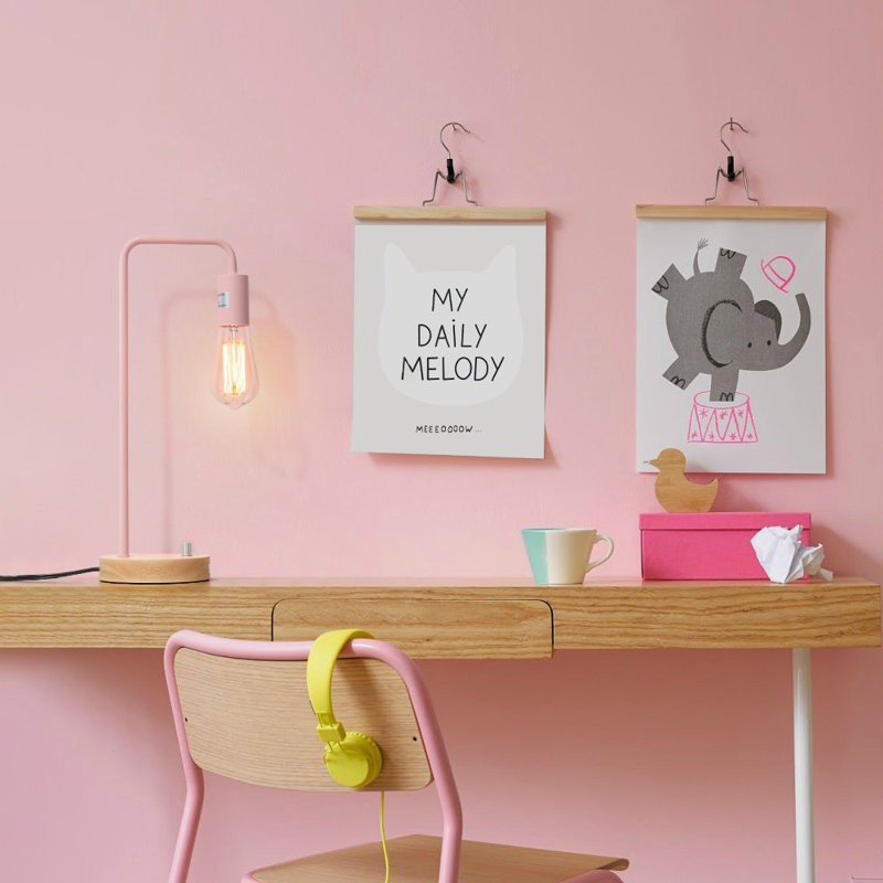 Lampe de bureau 17 po Catalinas, Beige