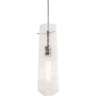 Luminaire suspendu cylindrique à 1 lumière Hicksville