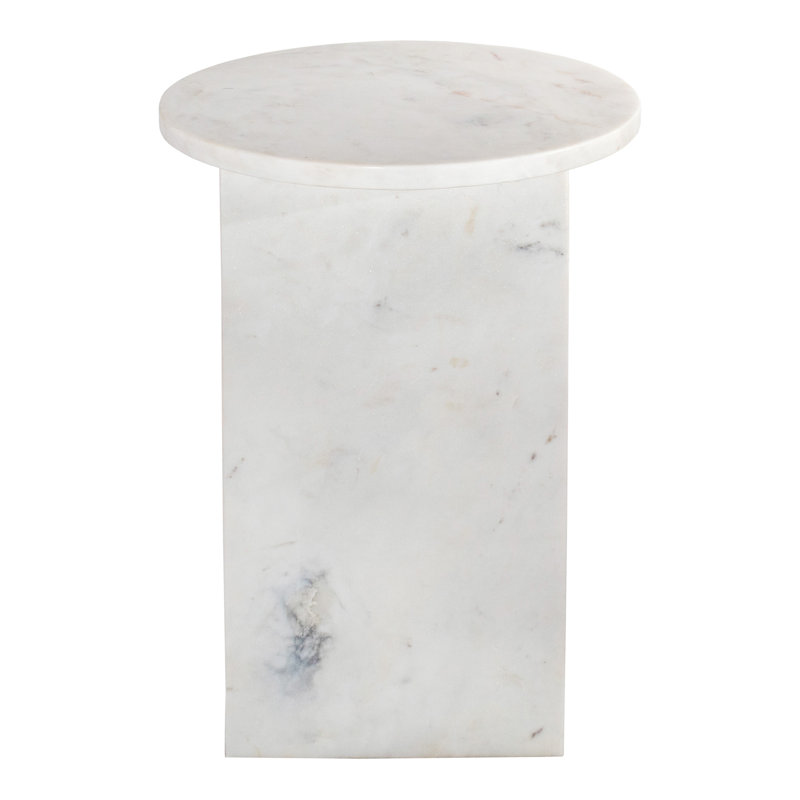 GRACE ACCENT TABLE GREEN, White