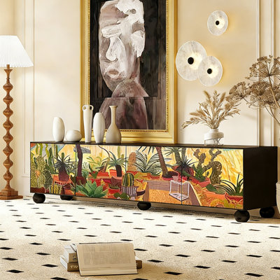 French Retro Style TV Stand