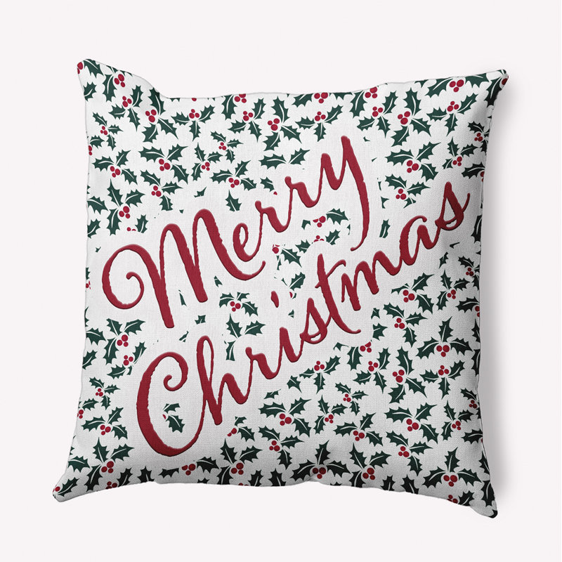 Floral Outdoor Reversible Throw Pillow, Square, 18" x 18"