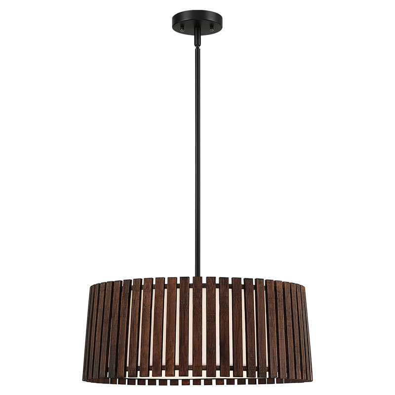 Beke 4 - Light Iron Dimmable Kitchen Island Drum Chandelier