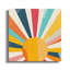 Retro Sunburst Wall Art, Abstract Print, Modern Home Decor, Geometric Canvas Art, Ready to Hang, Multiple Sizes Available-520967663