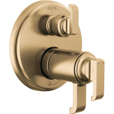 Delta Tetra 17T Series 3-Setting Integrated Diverter Valve Trim Kit, Shower Faucet Diverter Kit