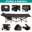 Lit de camp pliable portatif extérieur