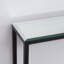 Console étroite étroite avec plateau en miroir, finition noire | Idée de cadeau-1586346950