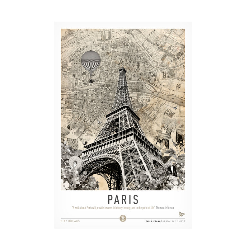 Art sur toile «Bachelor Simon Goggin Paris 2», H 19 po x l 12 po