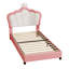 PU Upholstered Bed with Adjustable Headboard-823842103
