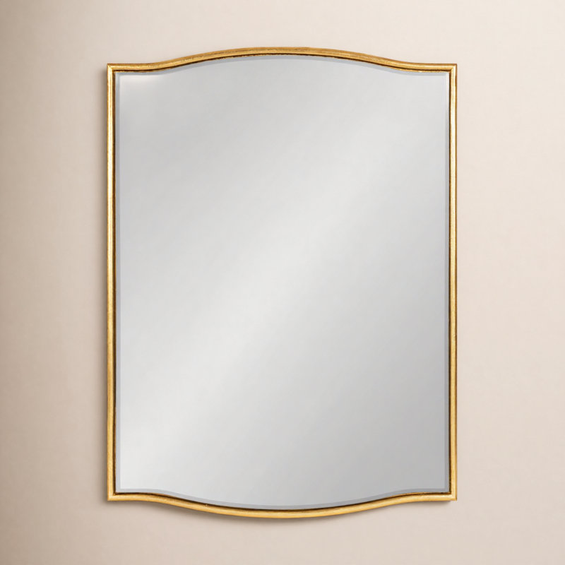 Meagan Mirror, 24" x 18", Gold