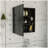 Labelle Medicine Cabinet With Mirror, Five Internal Shelves, Single Door -Black