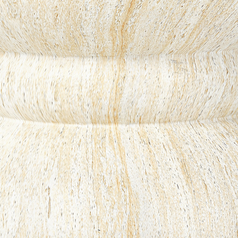 Table d'appoint d'extérieur en béton avec taille arrondie, imitation texture de pierre naturelle pour un décor intérieur et extérieur
