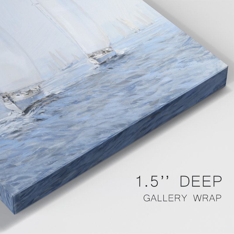 Voile Upwind II - peinture sur toile tendue, H 60 po x l 40 po x P 1,5 po