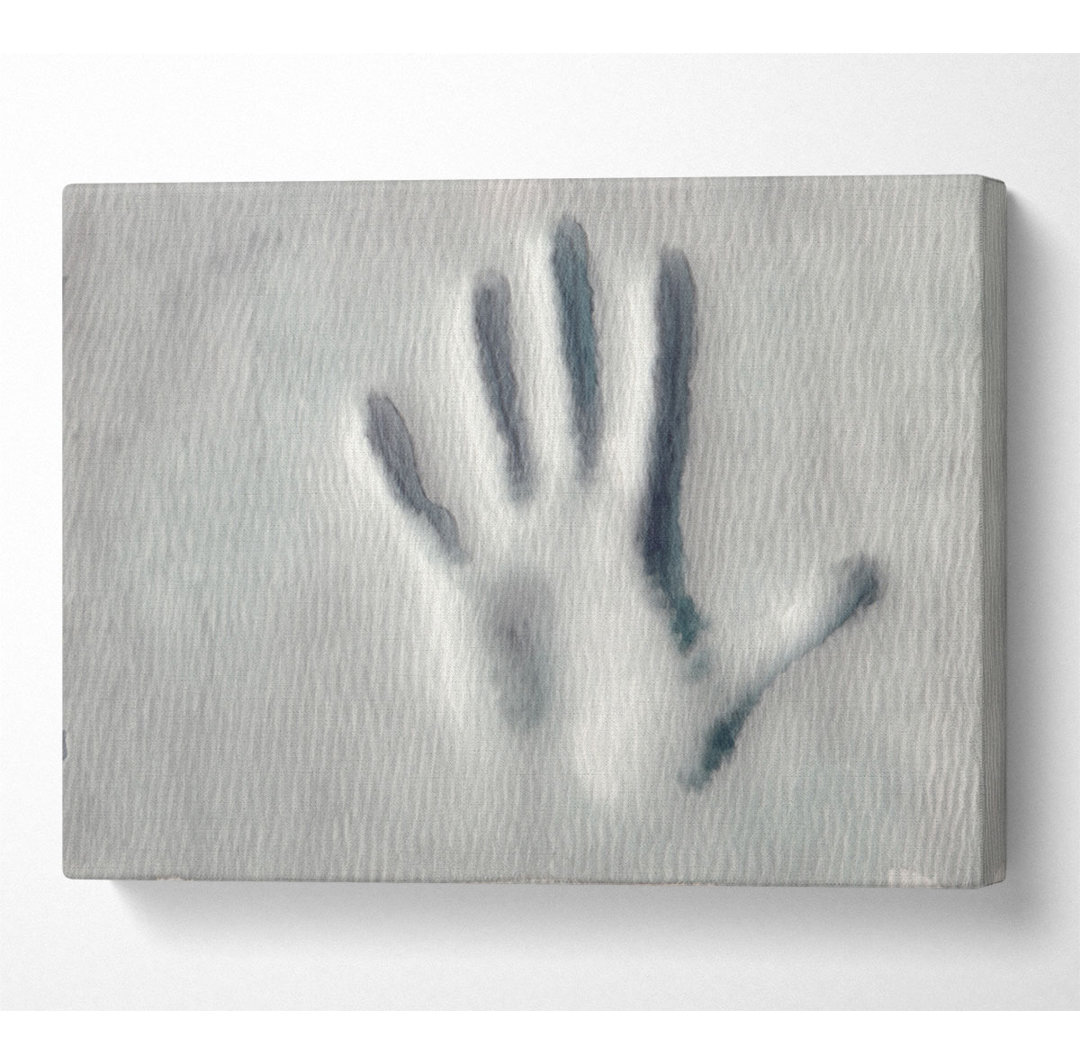 Hand Print Of Time Leinwand Aquarell