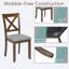 Chaise de cuisine avec siège rembourré-1603259231