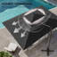Parasol extérieur rectangulaire en porte-à-faux à DEL 128 po x 104 po avec base Easy-Move | Mobilité d'une personne-1865440912
