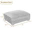 Vontavious 106.7Cm Wide Square Footstool Ottoman-2051885342