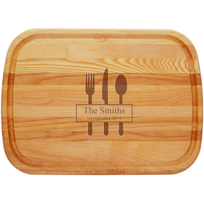 Carved Solutions Wood Cutting Board