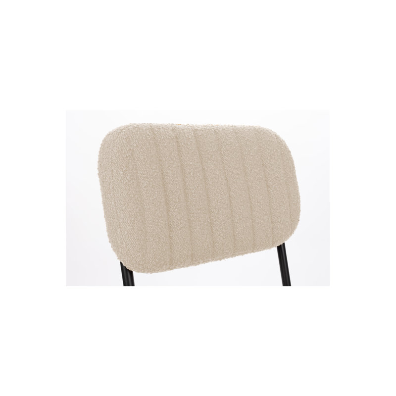 Jake Upholstered Dining Chair, White