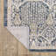 Tapis bleu marine / doré Goulart-1803075086