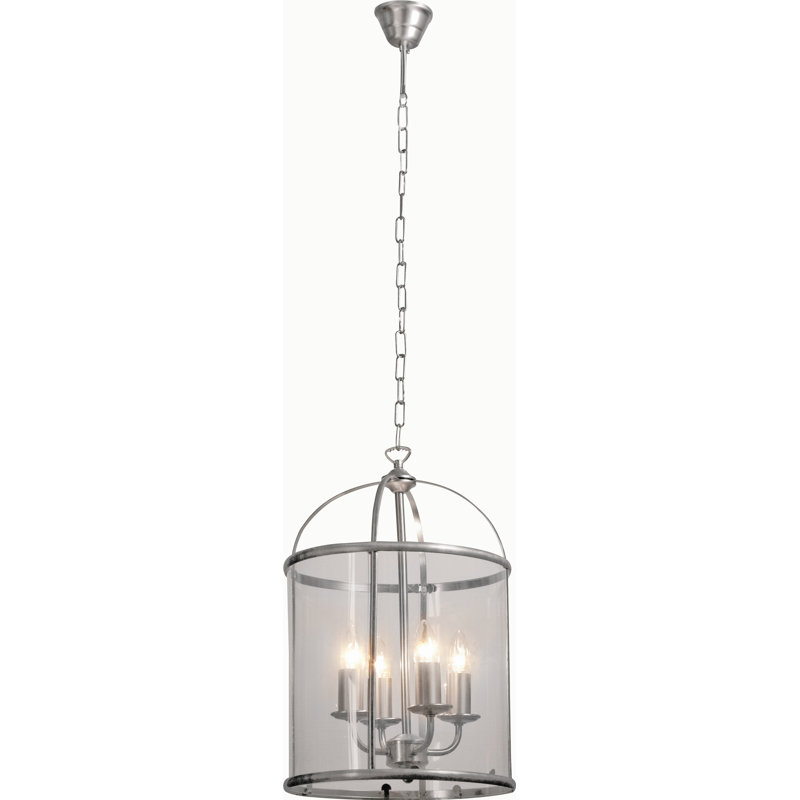 Quakertown 4 - Light Lantern Pendant, Steel