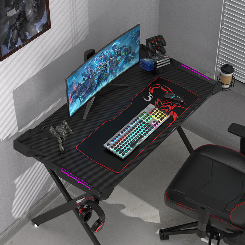 Metal Base Computer Desk