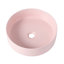 Lavabo vasque d'art en céramique rose - vasque de salle de bain, 15,7 x 15,7 x 4,7 po, matériau, routine de nettoyage facile en céramique, facile à nettoyer et performant-1582463925
