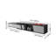 Extendable TV Stand with 3 Storage Drawers, Fits Living Room or Bedroom-1140894741