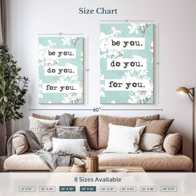 Tergel For You Quote, 36" H x 24" W