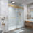 Opal Mirage MCOCOD 60" W X 79" H Double Smooth Sliding Frameless Shower Door with 3/8"(10mm) Clear Glass-111604023