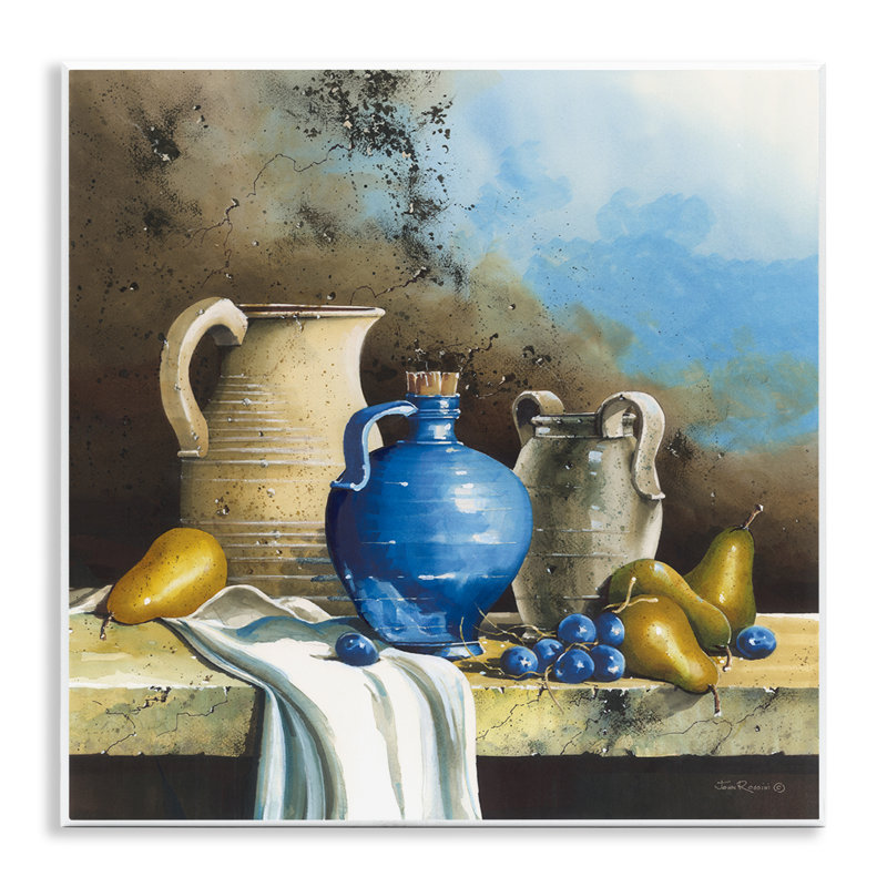 «Country Vineyard Still Life», art mural par Lisa Kennedy