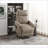 Power Lift Recliner with Massage &amp; Heat, Walnut Brown Microfiber | Solid Wood|Plywood Frame