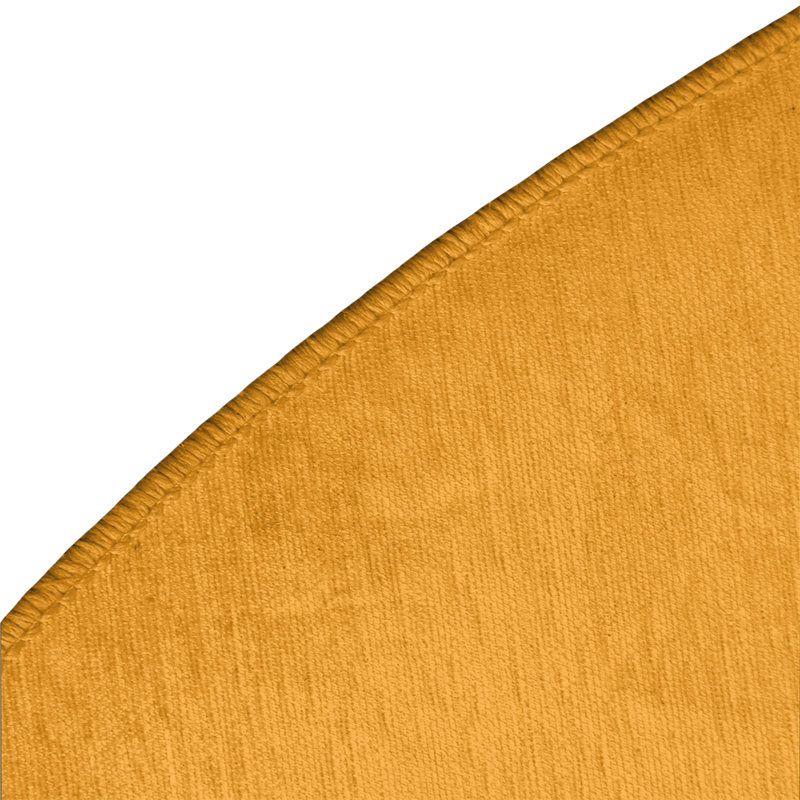 Chenille Striped Indoor Rug, Round 5'