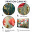 Fleurs de coquelicots roses et blanches Garden Party - coquelicots, salon d'art mural-1176173005-1212912493