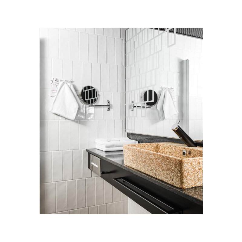 Cube60 23.62'' L Bathroom Sink, Polar