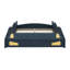 Lit plateforme de voiture de course en bois massif avec garde-corps, espace de rangement et roues-684902931-684902934