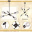 Lustre sphérique spoutnik 6 lumières Hairston-1981868938