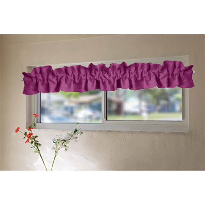 Ruffled Window Valance