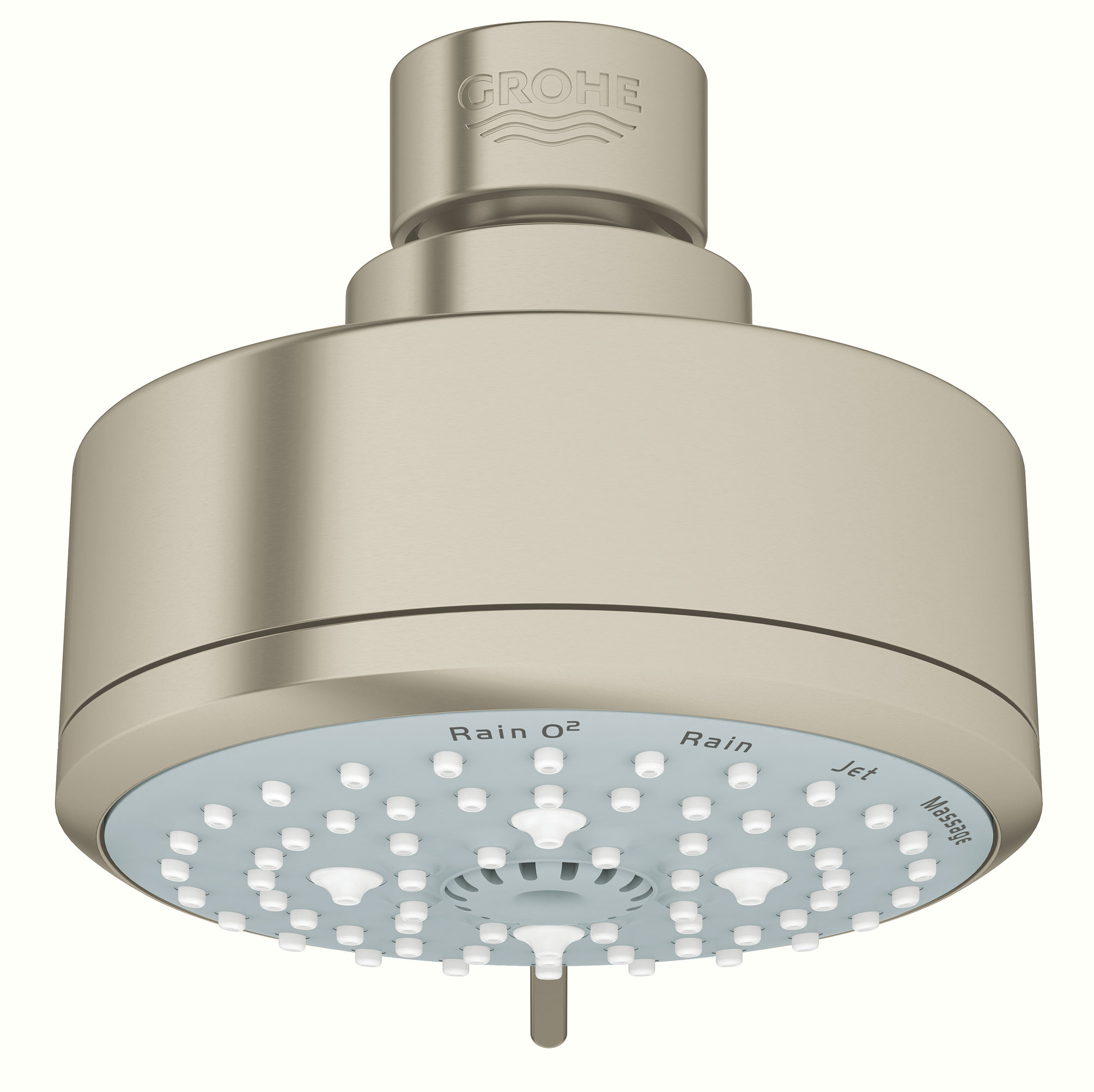 GROHE Tempesta Rain Adjustable Shower Head with SpeedClean Nozzles ...