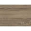 5 Tier Taupe Wood Look Bookcase With Black Metal For Bedroom Brown Laminate And Office Decor